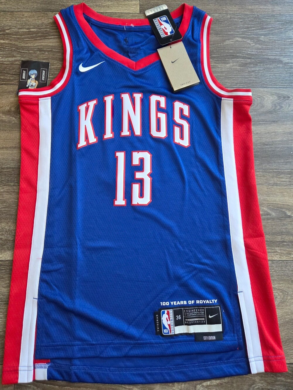 Nike Sacramento Kings Keegan Murray City Edition Swingman Basketball Jersey XS